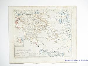 Griechenland die Jonischen Inseln un Candia [=Kreta] 1850.