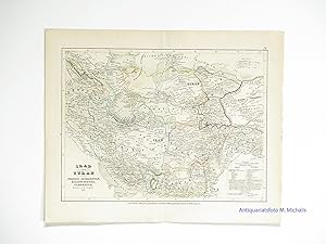 Iran und Turan. Persien, Afghanistan, Biludschistan, Turkestan. Reduziert nach Berghaus 1859.