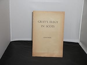 Seller image for Gray's Elegy in Scots Translated by Graymeil (James Doak) with Hand-written Letter from James Doak for sale by Provan Books