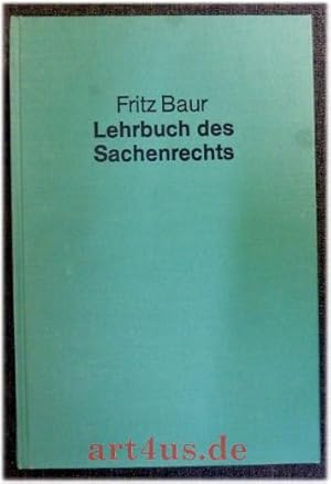 Seller image for Lehrbuch des Sachenrechts. for sale by art4us - Antiquariat