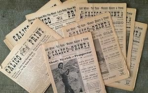 Calico Print. A partial run of 22 original newspapers, May 1950 to April 1952.