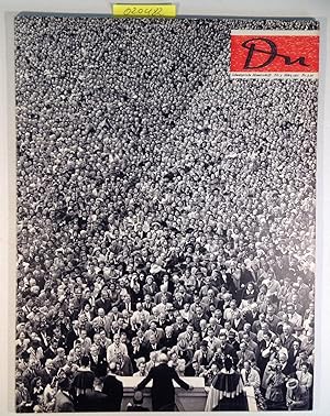 Imagen del vendedor de Du Schweizerische Monatsschrift Nr. 3 Mrz 1952 - Die Masse a la venta por Antiquariat Trger
