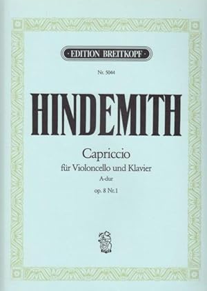 Capriccio for Cello and Piano in A major, Op.8 No.1