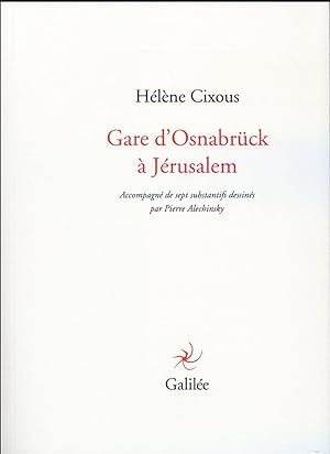 Seller image for gare d'Osnabrck  Jrusalem for sale by Chapitre.com : livres et presse ancienne