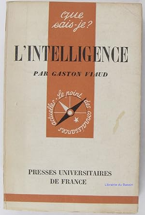 Seller image for L'intelligence son volution et ses formes for sale by Librairie du Bassin