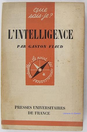 Seller image for L'intelligence son volution et ses formes for sale by Librairie du Bassin