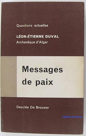 Immagine del venditore per Messages de Paix 1955-1962 venduto da Librairie du Bassin