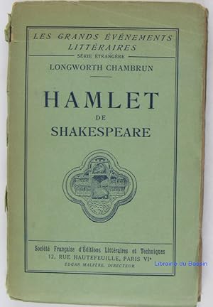 Imagen del vendedor de Hamlet de Shakespeare a la venta por Librairie du Bassin