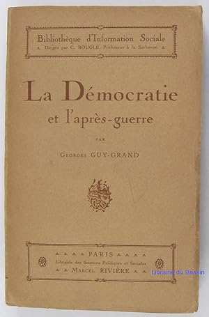Seller image for La dmocratie et l'aprs-guerre for sale by Librairie du Bassin