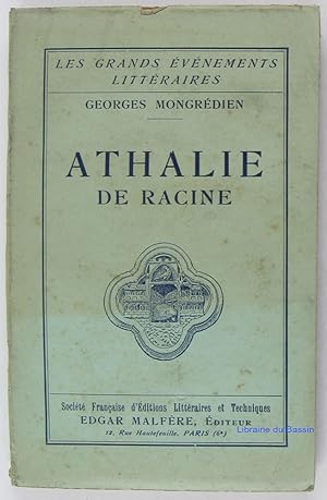 Bild des Verkufers fr Athalie de Racine zum Verkauf von Librairie du Bassin