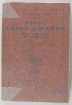 Imagen del vendedor de Vingt chefs-d'oeuvre jugs par leurs contemporains a la venta por Librairie du Bassin