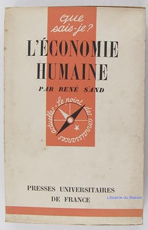 Seller image for L'conomie humaine for sale by Librairie du Bassin