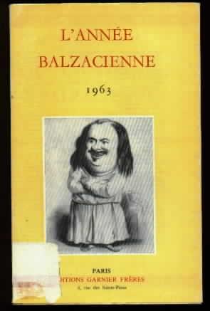 L'Année balzacienne 1963