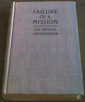 Bild des Verkufers fr Failure Of A Mission zum Verkauf von Chapter 1