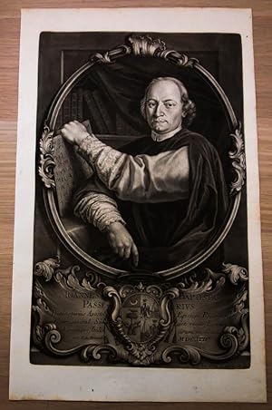 Bild des Verkufers fr Schabkunst-Portrt von Haid. Ioannes Baptista Passerius. zum Verkauf von Antiquariat Thomas Rezek