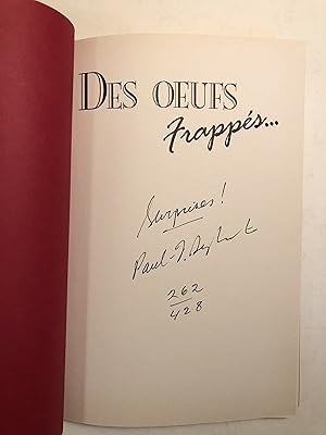 Des oeufs frappés.