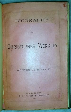 Biography of Christopher Merkley