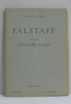 Seller image for Falstaff (musica di giuseppe verdi) for sale by crealivres