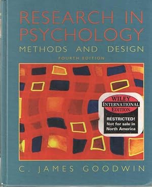 Seller image for Research in psychology. Method and design for sale by Bij tij en ontij ...