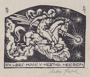 Ex libris Hans u. Hertha Heeren"