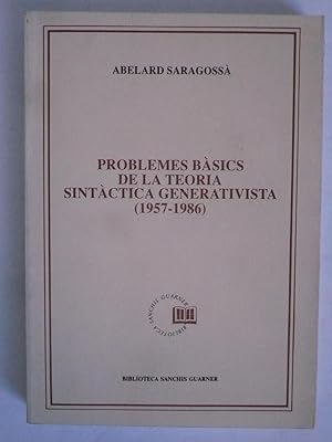 Bild des Verkufers fr PROBLEMES BSICS DE LA TEORIA SINTCTICA GENERATIVISTA (1957-1986). zum Verkauf von Auca Llibres Antics / Yara Prez Jorques