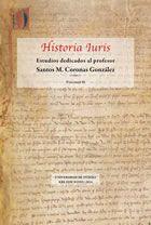 Imagen del vendedor de HISTORIA IURIS, Vol. 2. Estudios dedicados al profesor Santos M. Coronas Gonzlez a la venta por Librera Anticuaria Galgo