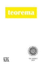 Seller image for Teorema. Vol. XXIX/3. 2010 for sale by Librera Anticuaria Galgo