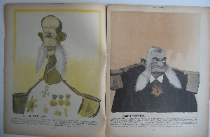 L'ASSIETTE AU BEURRE. Amiraux et Généraux. Nr. 82 vom 25. Octobre 1902.