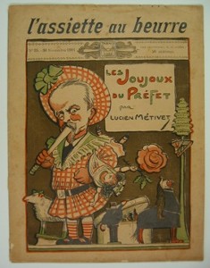 L'ASSIETTE AU BEURRE. Les Joujoux du Préfet. Nr. 35 vom 30. Novembre 1901.