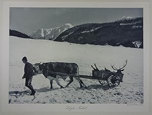 Bild des Verkufers fr Letzte Fahrt. Photogravure, rechts unten bez. Eduard Lankes phot. Um 1905, 18 x 25 cm zum Verkauf von Antiquariat Johannes Mller