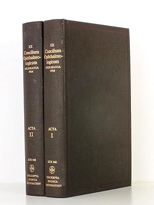 XX ( 20th ) Concilium Ophtalmologicum , Germania, 1966 - Acta ( 2 vol. set , complete ) : Proceed...