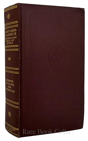 Imagen del vendedor de HARVARD CLASSICS: VOLUME 28 Essays: English and American a la venta por Rare Book Cellar