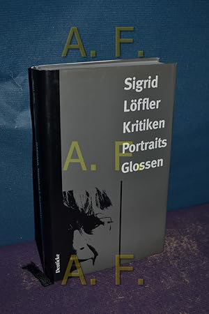 Bild des Verkufers fr Kritiken, Portraits, Glossen. zum Verkauf von Antiquarische Fundgrube e.U.
