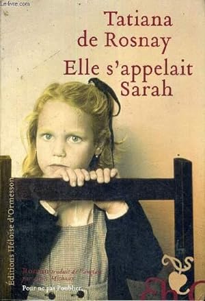 Bild des Verkufers fr ELLE S'APPELAIT SARAH zum Verkauf von Le-Livre