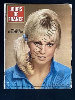 JOURS DE FRANCE-N°671-23 SEPTEMBRE 1967-MYLENE DEMONGEOT