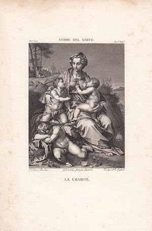La Charité, Stillen, Mutter, Weibliche Allegorie der Mildtätigkeit und Nächstenliebe, Original Ku...