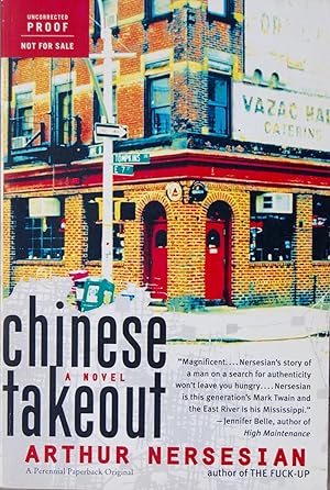 Seller image for Chinese Takeout: A Novel [Proof] for sale by knew_4_you