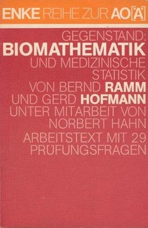 Biomathematik und medizinische Statistik : Arbeitstext mit 29 Prüfungsfragen.