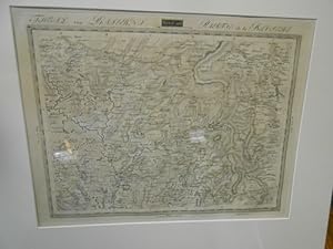 Theil von Bayern. Sect. 122. Partie de la Baviere. Original- Kupferstich-Karte. Maßstab ca. 1:175...