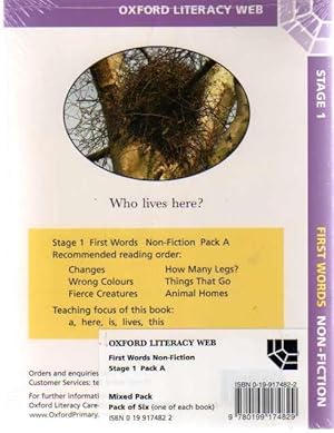 Oxford Literacy Web First Word Non Fiction -