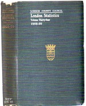 London Statistics 1928-30 Vol XXXIV