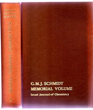 Gerhard M.J. Schmidt Memorial Volume Reprinted from Volume 10, Number 2, (1972) Israel Journal of...