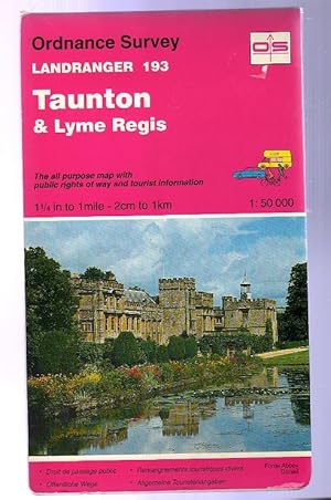 Ordnance Survey Landranger 193 Taunton & Lyme Regis