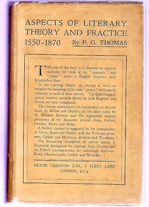 Aspects of Literary Theory and Practice : 1550-1870