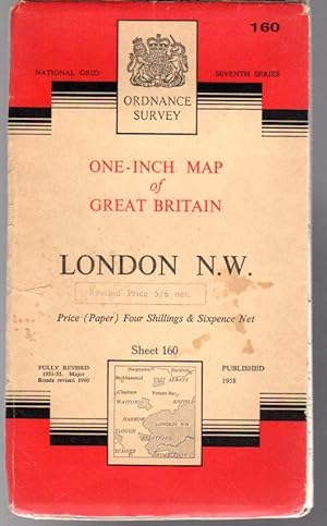 Ordnance Survey One-Inch Map of Great Britain Sheet 160 London N.W.