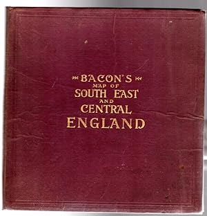 Bacon's Map Of South East and Central England