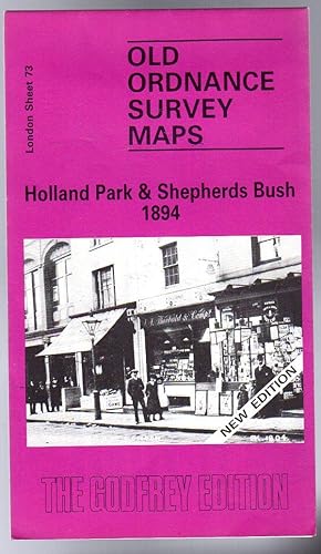 Old Ordnance Survey Maps - London Sheet 73 - Holland Park & Shepherds Bush 1894