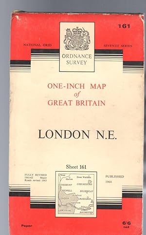 Ordnance Survey One-Inch Map of Great Britain Sheet 161 London N.E.