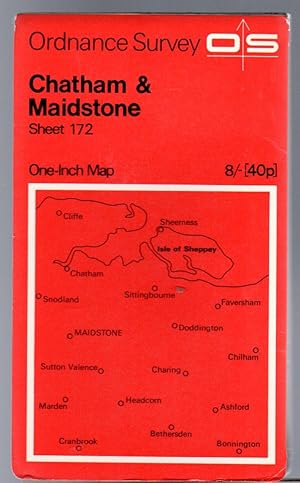 Ordnance Survey One-Inch Map Sheet 172 Chatham & Maidstone