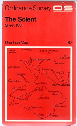 Ordnance Survey One-Inch Map of Great Britain Sheet 180 the Solent